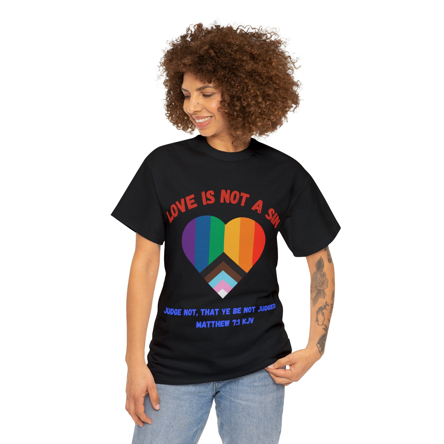 Love Is Not A Sin - Unisex Heavy Cotton T-shirt