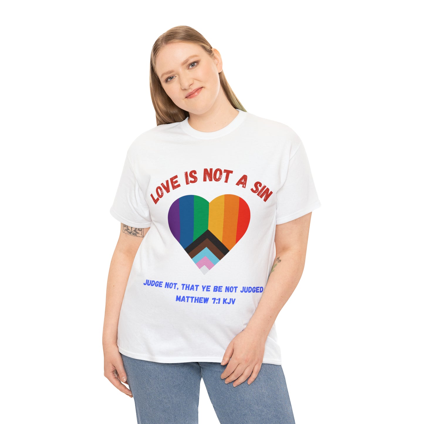 Love Is Not A Sin - Unisex Heavy Cotton T-shirt