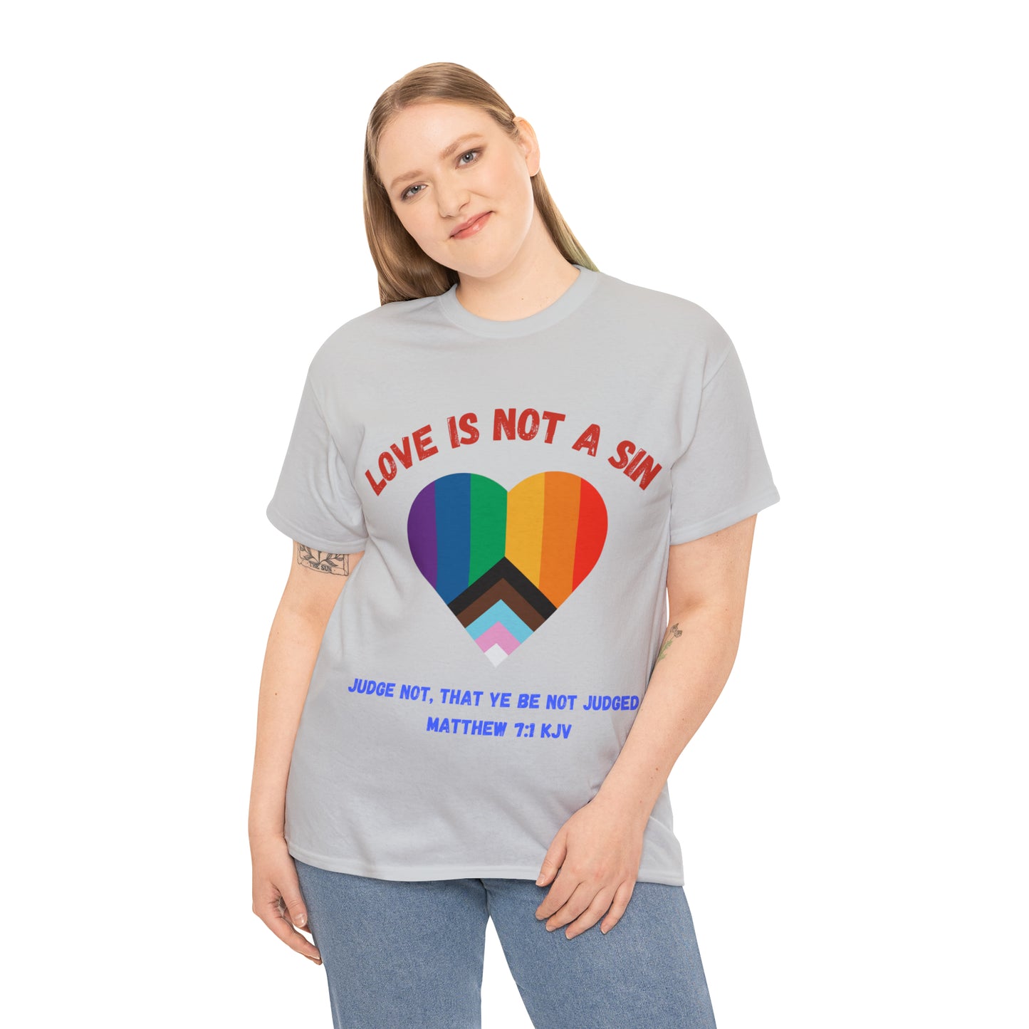 Love Is Not A Sin - Unisex Heavy Cotton T-shirt